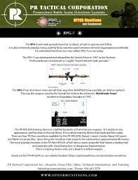 PR-RPG2HX Training Device