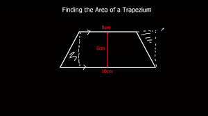 Finding The Area Of A Trapezium Youtube
