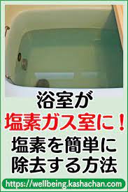 浴室が塩素ガス室になっていますよ 自然療法 除去 健康