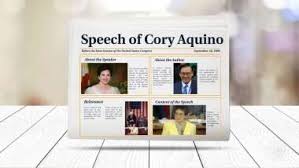 Aquino was hurled to power by the will of the people, the us government invited her to give a. Cory By Ange Vergara