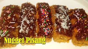 Resep pisang goreng toping coklat. Resep Nugget Pisang Coklat Keju Enak Youtube