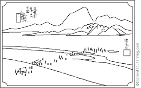 Pypus is now on the social networks, follow him and get latest free coloring pages and much more. Hiroshige Coloring Page Enchantedlearning Com