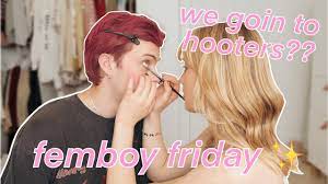 turning my skater boyfriend into a femboy *he wore a skirt :O* - YouTube