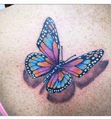 Stunning Colorful Butterfly Tattoo Colorful Butterfly Tattoos Butterfly Tattoos Crayon Colorful Butterfly Tattoo 3d Butterfly Tattoo Butterfly Tattoo Designs