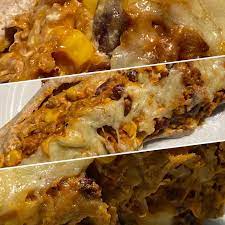 gaupeler landkuche heute enchiladas pikante tex mex kuche mit vegetarischem hackfleischersatz dazu pralle kidne enchilada enchiladas kidneybohnen