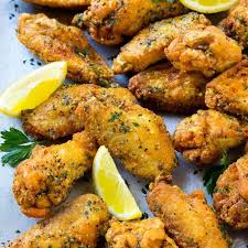Lemon Pepper Wings Made These In The Air Fryer 390 For 26 Minutes They Were Divine Lemon Pepper Wing Sauce Recipe Chicken Wing Recipes Fried Chicken Recipes