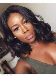 Image Result For Beach Wave Bob Black Women Short Hair Wigs Messy Bob Hairstyles Thick Hair Styles