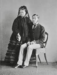 Queen Victoria with her third son ...