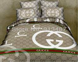 Free Shipping Gucci Bedding Set 100 Cotton 4 Pieces Queen Size Gucci Bedding King Size Bedding Sets Bedroom Comforter Sets