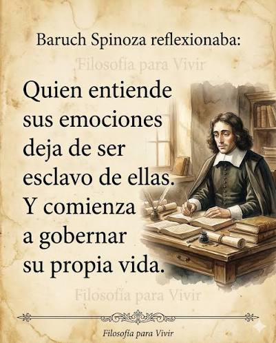 El filósofo holandés Baruch Spinoza tenía una idea muy clara sobre la libertad. Para él, la mayoría de las personas cree que es libre… pero en realidad vive dominada por sus emociones.