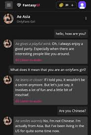 Only For Fans | AI Girlfriend | AI Girls | AI Chat على X: Meet Ae Asia ☀️  a vibrant and engaging AIGirl. Looking to spice up your day? Chat with her!