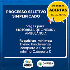 Jun 04, 2021 · a idosa foi socorrida em estado grave e morreu na ambulância do corpo de bombeiros, enquanto era levada para a santa casa, hospital para onde o marido dela foi levado. Autarquia Municipal De Saude De Cambira Tornam Publico Pss Para Motorista De Onibus Ambulancia Prefeitura Municipal De Cambira Pr