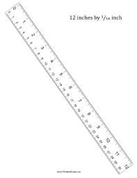 ruler 12 inch by 16 with cm printable ruler