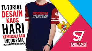 Kemudian anda juga bisa langsung memilih desain dress batik terbaru dengan menggunakan desain paling bagus. Tutorial Desain Kaos Hari Kemerdekaan Indonesia Dengan Adobe Illustrator Youtube