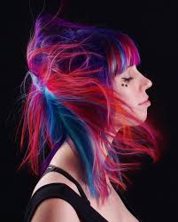 Black and brunette are safer but still fade. Amazing Blue And Red Hair Color Combination For 2018 Absurd Styles Vivid Hair Color Braided Hairstyles For Wedding Blue And Red Hair