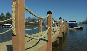 Selecting rope to be used as a hand rail on a dock or pier isn't like choosing a product to be used as a visual barrier or decorative fence or landscaping element. Dock Services Of Lake Norman Lake Norman Refurbish Dock Services Of Lake Norman