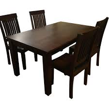 Marketplace › home goods › furniture › dining room furniture › dining sets. World Market Dining Table W 4 Chairs Aptdeco