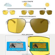 Photochromic, Square, TAC Lenses, Custom Sunglasses from lushcrate.com