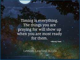 It's so easy to lose ourselves in worry and stress. Lessons Learned In Lifetiming Is Everything Lessons Learned In Life
