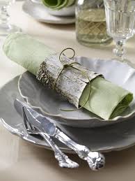 Selbermachen Servietten Falten Und Dekorieren Dekorieren Servietten Und Holzrinde