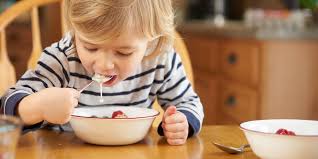 Milk and Cereal for Breakfast ...