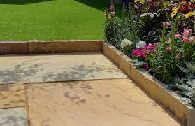 British collection porcelain paving slab 600 x 600 x 20mm anthracite. Rustic Natural Stone Edging Pavestone Natural Paving Stone For Gardens And Driveways
