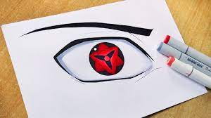 How To Draw Sasuke's Eternal Mangekyou Sharingan - Step By Step Tutorial |  Naruto - Youtube