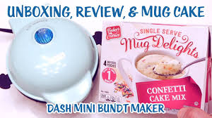 These useful spices can be used to cook so many different meals! Dash Mini Bundt Maker Unboxing Review And Making A Mug Cake Youtube