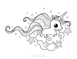 From simple unicorn outlines for preschool kids to color in, to more detailed designs for big kids, we hope you find a coloring page that you like! 75 Magical Unicorn Coloring Pages For Kids Adults Free Printables