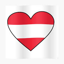 So, while these specs may not be the official, government, version of each flag, they are certainly what the noc believed the flag to be. Austrian Flag Love Austria Heart Flag Flagge Osterreichs Republik Osterreich By Gracetee Redbubble Patriotic Posters Austria Flag Austrian Flag
