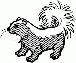 Coloring Page Skunk Free Printable Downloads From Choretell Zoo Animal Coloring Pages Animal Coloring Pages Animated Animals