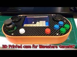 Waveshare Game Hat 3d Printed Case Youtube