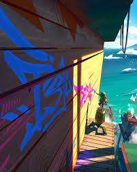 Tagging By Ed Laag Software Used Cinema4d Photoshop In 2020 Environmental Art Retro Wallpaper Cool Art