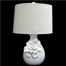 23 White Ceramic Lamp With Flower On Base Shop Hobby Lobby White Ceramic Lamps Ceramic Lamp Lamp