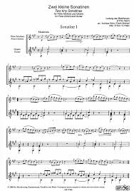 Besetzung tab, pdf und musicxml. Gitarrennoten Und Gitarrenzubehor Die Zupfgeige Gitarrenfachgeschaft Noten Werkstatt Beethoven Ludwig Van Zwei Kleine Sonatinen Fur Flote Oder Violine Und Gitarre Noten