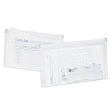 Office Depot Transparent Zipper Envelopes Check Size 10 79 X 6 69 X 1 26 Clear Pack Of 3 Office Depot