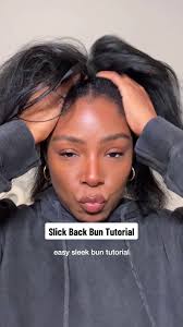 Maty Williamson Slick Back Bun