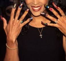 With her outrageous looks and lightning speed, florence griffith joyner captivated the world. Brooklyn White Track Star Nails Florence Griffith Joyner Gail
