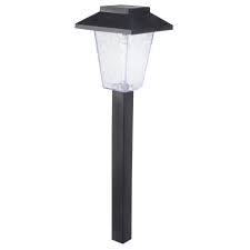 Shop Moonrays 97508 Black Plastic Saxony Path Light Overstock 11806516