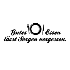 Gutes Essen Lasst Sorgen Vergessen Wandtattoo Spruche Wandaufkleber S