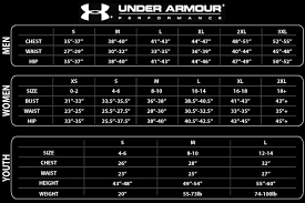 27 cogent under armour locker tee size chart