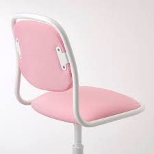 Orfjall Child S Desk Chair White Vissle Pink Ikea In 2020 Childrens Desk And Chair Desk Chair Kids Desk Chair