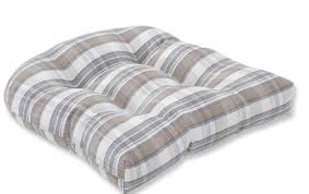 Although early rocking chairs had no cushions, adding one to your rocking chair isn't just a fashion statement, it adds a great deal of comfort to the rocker. Cobblestone Wicker Indoor Rocking Chair Cushion