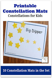 Constellations For Kids Free Printable Constellation Mats From Jdaniel4 S Constellation Activities Star Constellations For Kids Printable Activities For Kids