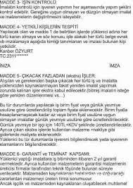 Isteğe baglı olarak mermer montajıda firmamızdan temin edilmektedir. 2 Bina Mantolama Isi Yalitimi Sozlesmesi Ornegi Mimarca