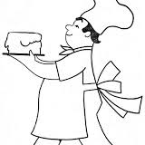 We have menorah, star of david, dreidel, gelt, eight candles, latkes, and more.these jewish coloring pages depict various elements of jewish holiday hanukkah. Cook Coloring Page Chef