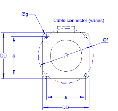 Dimensions Nema 23 The Adjustable Motor Base Style B Nema