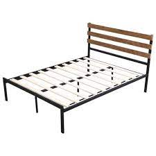 4.5 out of 5 stars. Costway Full Size Metal Platform Bed Frame Mattress Foundation Wooden Headboard Target