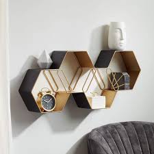 We did not find results for: Roscoe Matte Gray And Gold Hexagonal Stack Metal Wall Shelf 91h15 Lamps Plus