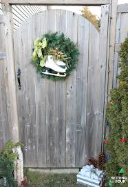 Decorating your home is not limited to the different spaces inside your home. Diy Ice Skate Wreath Decor Quick And Easy Setting For Four